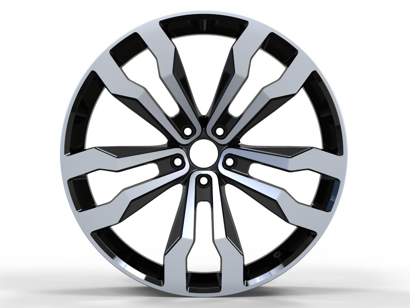 We manufacture premium quality forged wheels rims for LAND ROVER RANGE ROVER AUTOBIOGRAPHY L460 in any design, size, color. Wheels size: 23 x 9.5 ET 42.5 PCD: 5 X 120 CB: 72.6 Forged wheels can be produced in any wheel specs by your inquiries and we can provide our specs Compared to standard alloy cast wheels, forged wheels have the highest strength-to-weight ratio; they are 20-25% lighter while maintaining the same load factor. Finish: brushed, polished, chrome, two colors, matte, satin, gloss