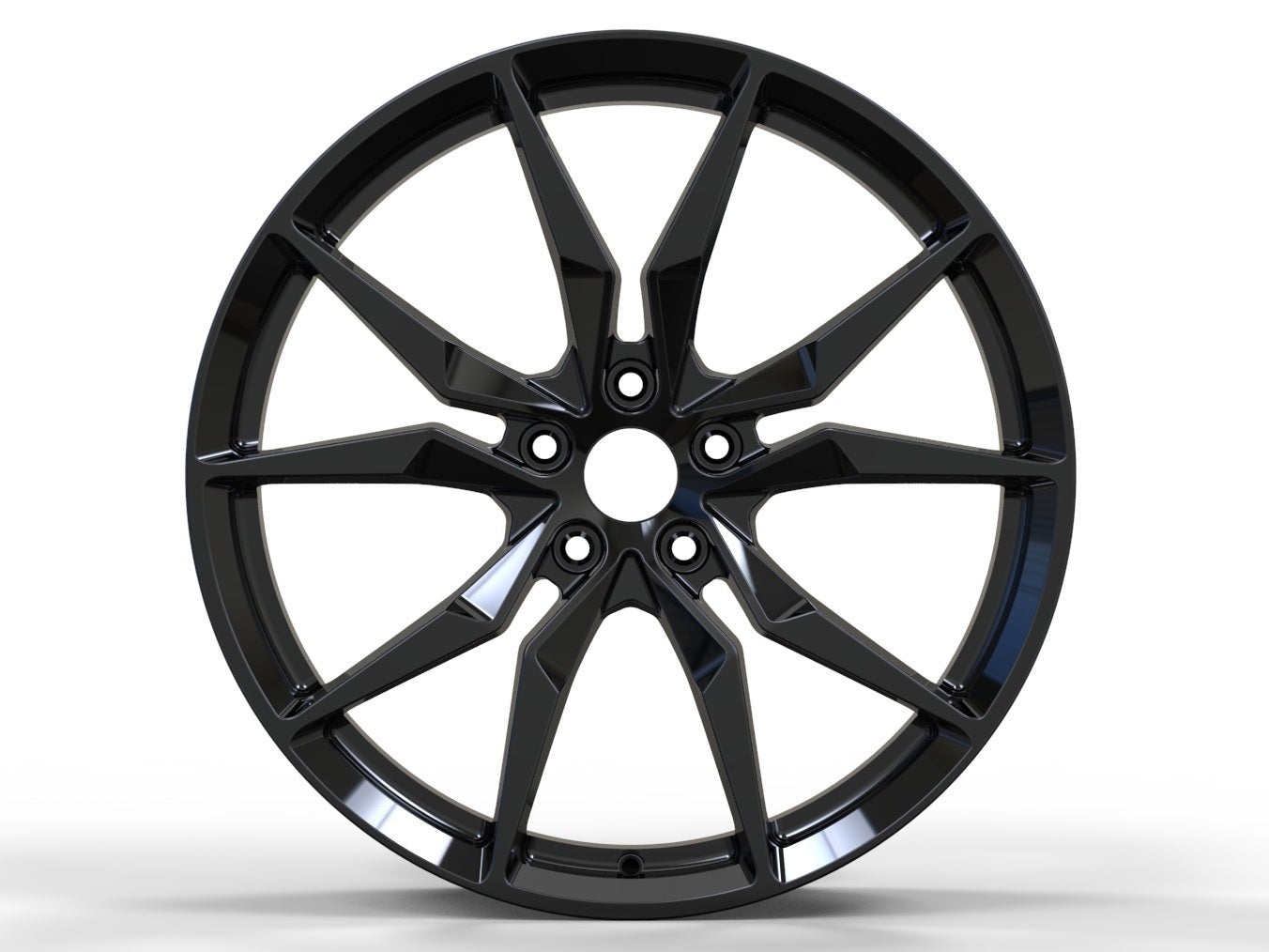 We manufacture premium quality forged wheels rims for LAMBORGHINI HURACAN in any design, size, color. Wheels size: Front: 22 x 9 ET 40 Rear: 21 x 12.5 ET 45 PCD: 5 x 112 CB: Front: 57.1 Rear: 66.5 Forged wheels can be produced in any wheel specs by your inquiries and we can provide our specs