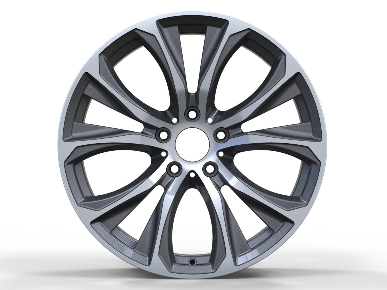 We manufacture premium quality forged wheels rims for BMW X5 G05 X6 G06 X7 G07 in any design, size, color. Wheels size: Front: 22 x 9.5 ET 32-37 Rear: 22 x 10.5 ET 43 PCD: 5 X 112 CB: 66.6 Forged wheels can be produced in any wheel specs by your inquiries and we can provide our specs Compared to standard alloy cast wheels, forged wheels have the highest strength-to-weight ratio; they are 20-25% lighter while maintaining the same load factor.