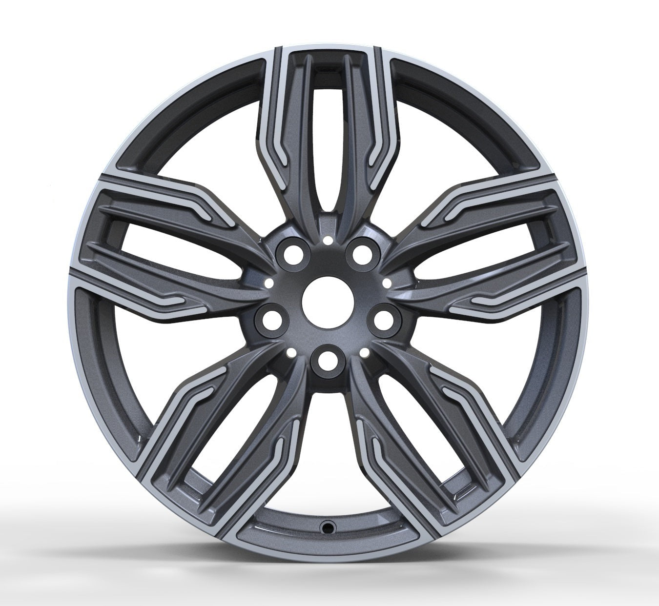 We manufacture premium quality forged wheels rims for BMW X5 G05 X6 G06 X7 G07 in any design, size, color. Wheels size: Front: 22 x 9.5 ET 32-37 Rear: 22 x 10.5 ET 43 PCD: 5 X 112 CB: 66.6 Forged wheels can be produced in any wheel specs by your inquiries and we can provide our specs Compared to standard alloy cast wheels, forged wheels have the highest strength-to-weight ratio; they are 20-25% lighter while maintaining the same load factor.