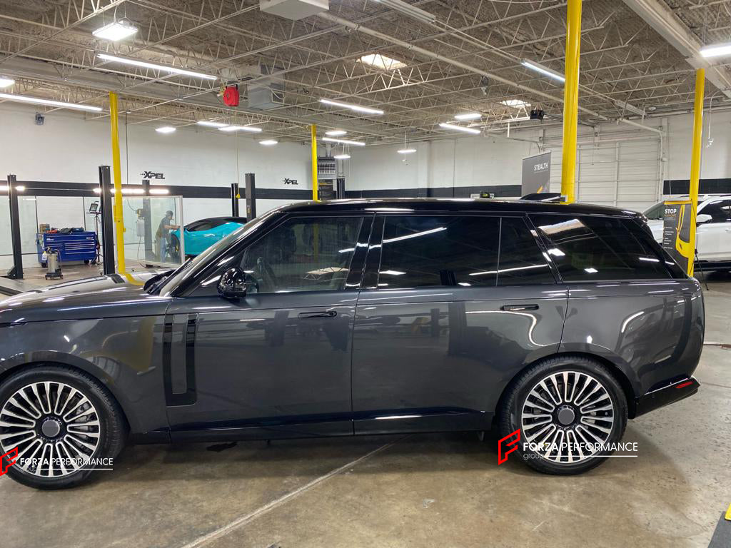 We produced premium quality forged wheels rims for LAND ROVER RANGE ROVER L460 2023+ Wheels size: Front: 23 x 9.5 ET 42 Rear: 23 x 9.5 ET 42