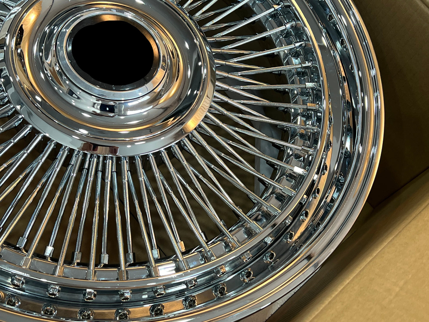 We manufacture premium quality forged wire wheels rims for CADILLAC ESCALADE CT4 CT6 XT6 CT5 XT4 XT5 CTS in any design, size, color. Central Part: Stainless Steel Spokes: 20 inch - 100 Spokes 22 inch - 140 Spokes 24 inch - 180 Spokes 26 inch - 200 Spokes Forged wire wheels can be produced in any wheel specs by your inquiries and we can provide our specs