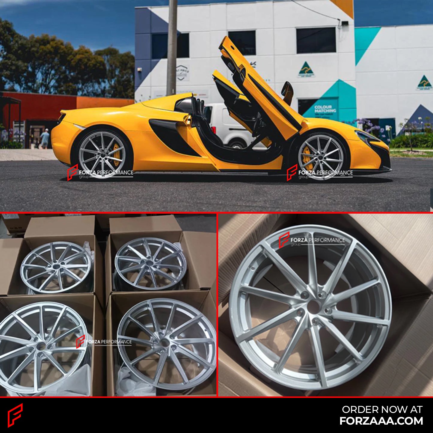 20 21 INCH FORGED WHEELS RIMS for MCLAREN 650S