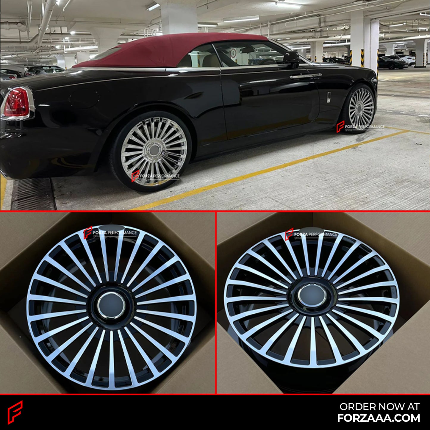 22 INCH FORGED WHEELS for ROLLS-ROYCE DAWN