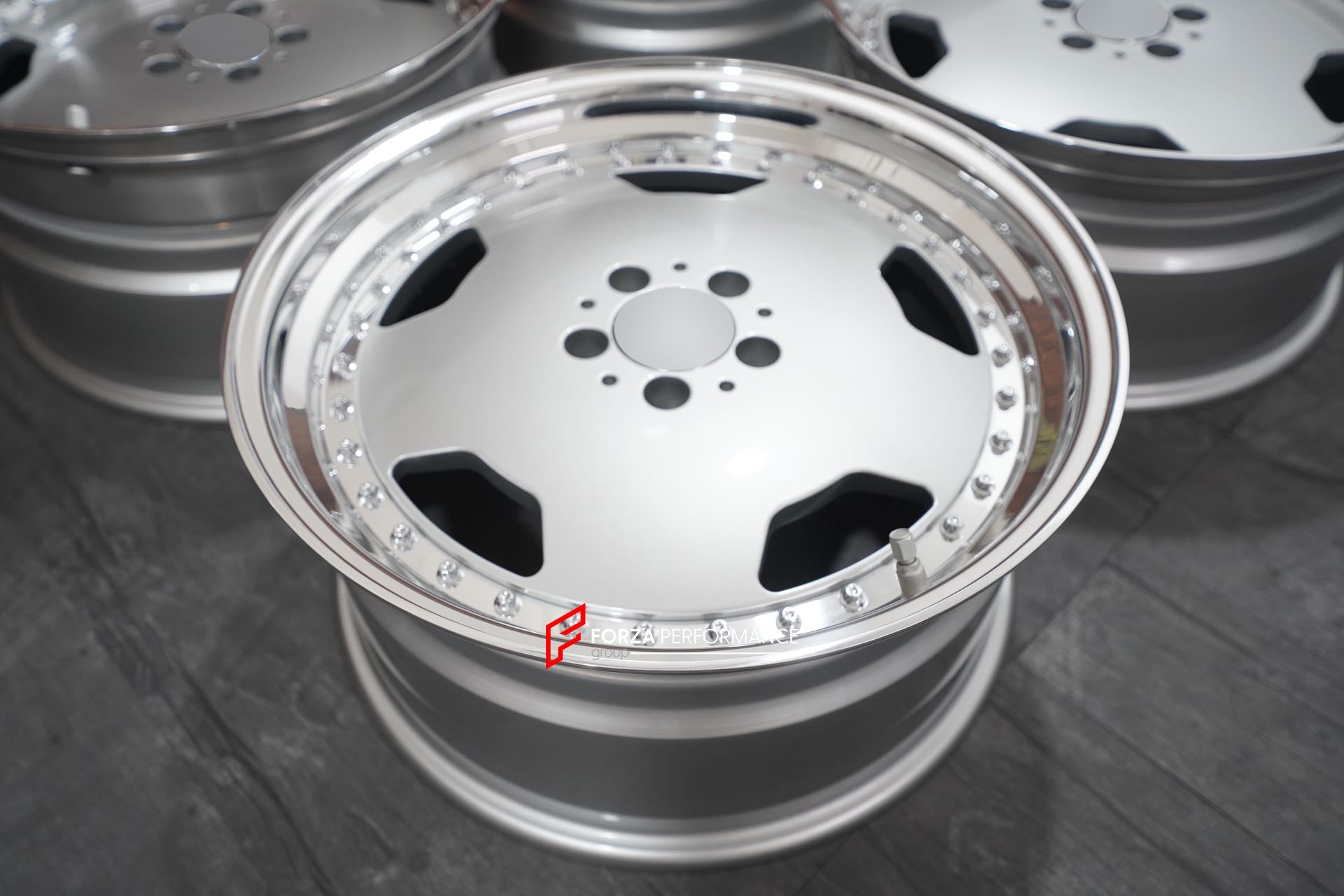 AMG MONOBLOCK RETRO EDITION 3-PIECE FORGED WHEELS RIMS for MERCEDES-BENZ S-CLASS W140 E-CLASS W124 W210