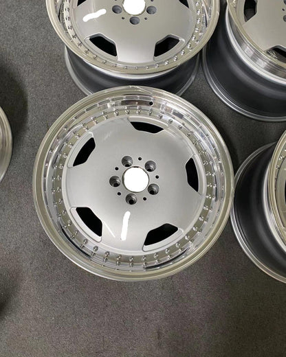 AMG MONOBLOCK RETRO EDITION 3-PIECE FORGED WHEELS RIMS for MERCEDES-BENZ S-CLASS W140 E-CLASS W124 W210