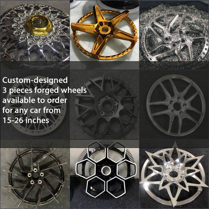 3-Piece FORGED WHEELS FOR ANY CAR BF-09