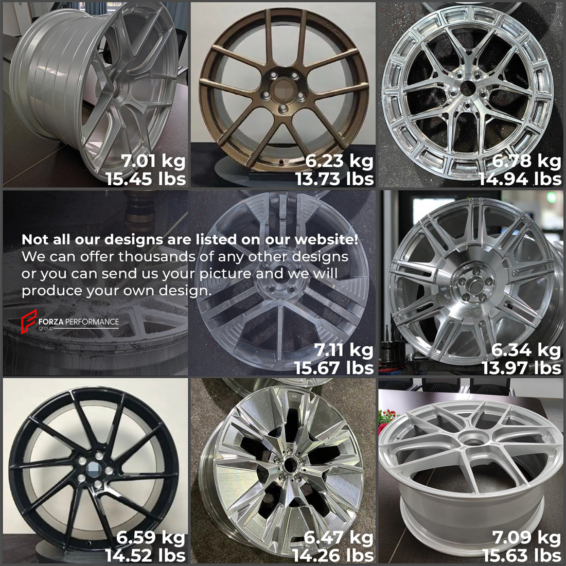 FORGED MAGNESIUM WHEELS for Ferrari F430