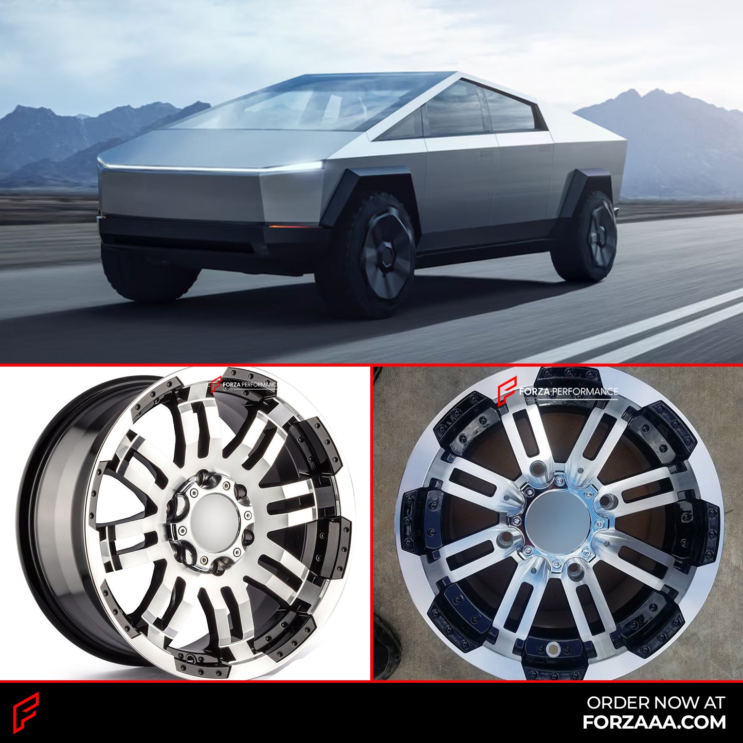 FORGED WHEELS RIMS AZ16 for TESLA CYBERTRUCK